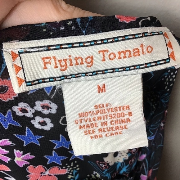 Flying Tomato Boho Flowy Floral Blouse - Picture 5 of 5